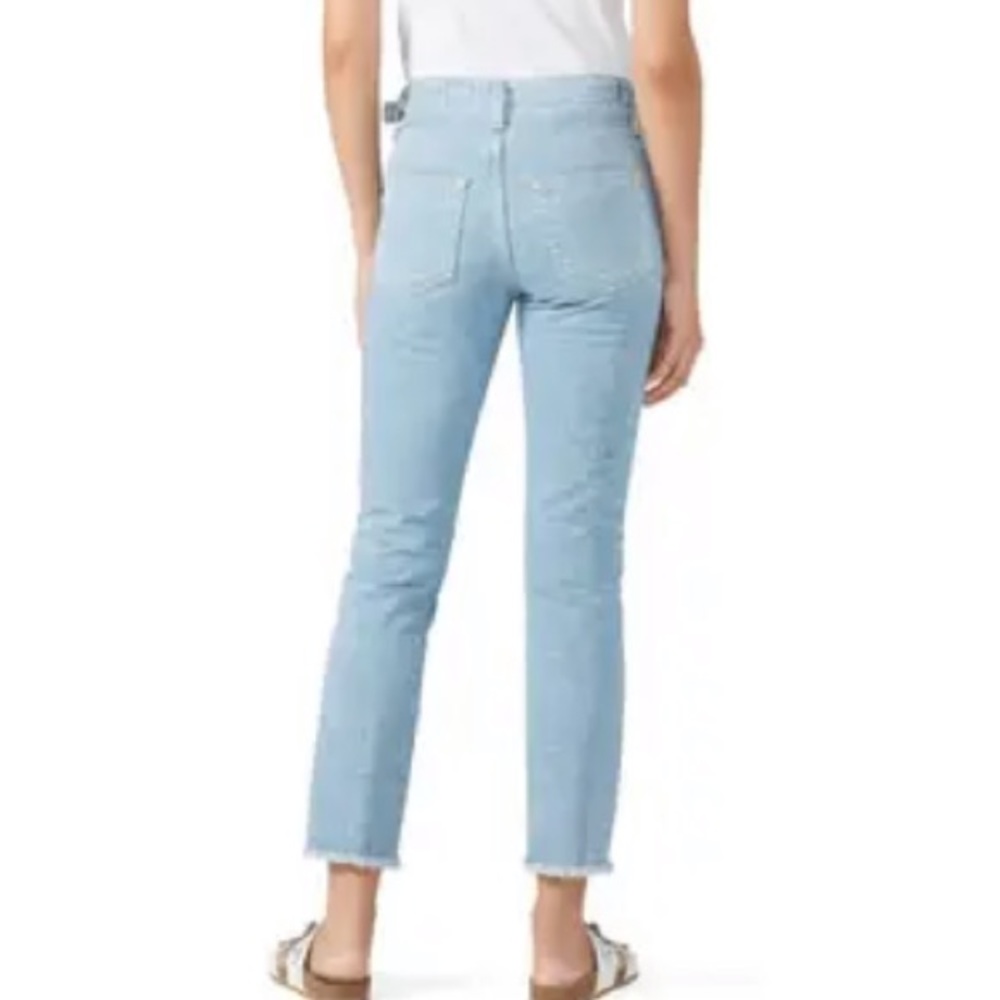 AG Adriano Goldschmied Isabelle two-tone paneled Jeans - Picture 8 of 8